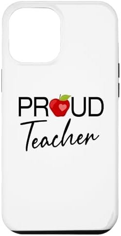iPhone 15 Pro Max Proud Teacher Grade School Student Apple Heart Tee Men Women Case