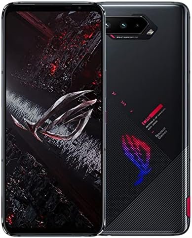 ASUS ROG Phone 5S ZS676KS 5G Dual 128GB 12GB RAM Factory Unlocked (GSM Only | No CDMA – not Compatible with Verizon/Sprint) Tencent Version – Black