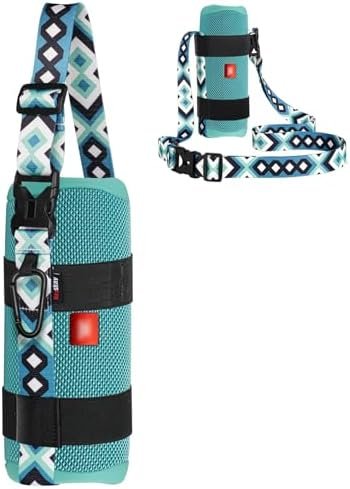 Adjustable Shoulder Strap for JBL Bluetooth Speaker, Carrying Handle Strap Shoulder Sling, Compatible with FLIP 4 5 6/EDUPLINK, for Camping, Travel, Outdoor (Speaker Excluded)