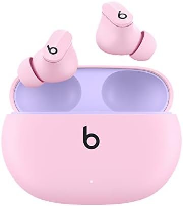 Beats Studio Buds - True Wireless Noise Cancelling Earbuds - Compatible with Apple & Android, Built-in Microphone, IPX4 Rating, Sweat Resistant Earphones, Class 1 Bluetooth Headphones - Sunset Pink