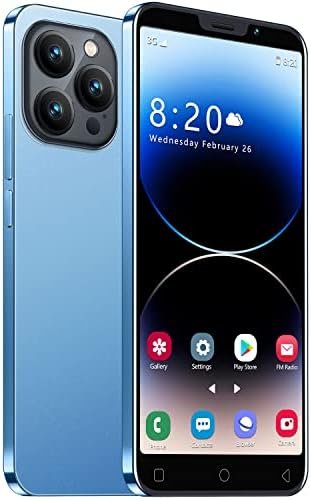 Cheap Mobile Phone, 5.0″ IPS Display, Android 9.0, Dual SIM, Dual Cameras, 1GB RAM+16GB ROM (Expandable to 128GB), Support: WiFi, Bluetooth, GPS 3G Smartphone (i14Pro-Blue)
