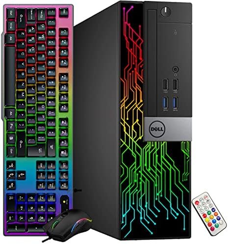Dell OptiPlex Desktop Customized RGB Lights Computer Intel Core i7 3.40GHz GeForce GT 1030 2GB 16 GB RAM 2TB SSD Windows 10 Pro – WiFi – Gaming PC Keyboard & Mouse HDMI (Renewed) Dell OptiPlex Desktop Customized RGB Lights Computer Intel Core i7 3.40GHz GeForce GT 1030 2GB 16 GB RAM 2TB SSD Windows 10 Pro – WiFi – Gaming PC Keyboard & Mouse HDMI (Renewed)