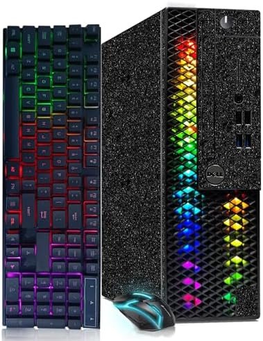 Dell RGB Gaming Desktop Computer, Intel Core I5-8500 up to 4.1GHz, GeForce GT 1030 2G GDDR5, 16GB DDR4, 512G SSD, RGB Keyboard & Mouse, 600M WiFi & Bluetooth 5.0, Win 11 Pro (Renewed)