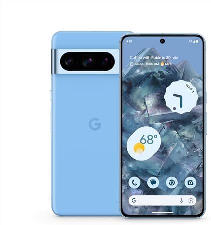 Google Pixel 8 Pro – Unlocked Android Smartphone with Telephoto Lens and Super Actua Display – 24-Hour Battery – Bay – 128 GB