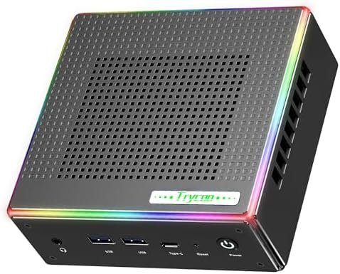 HA-4 Mini PC, AMD Ryzen 7 7840HS(5.1GHz) 8C/16T Mini Computer,32GB DDR5 RAM 512GB NVMe SSD,WiFi 6/BT 5.2/HD/DP/Full Function Type-C/RJ45/TDP up to 65W,Support 64GB RAM and 4TB SSD Extensions HA-4 Mini PC, AMD Ryzen 7 7840HS(5.1GHz) 8C/16T Mini Computer,32GB DDR5 RAM 512GB NVMe SSD,WiFi 6/BT 5.2/HD/DP/Full Function Type-C/RJ45/TDP up to 65W,Support 64GB RAM and 4TB SSD Extensions
