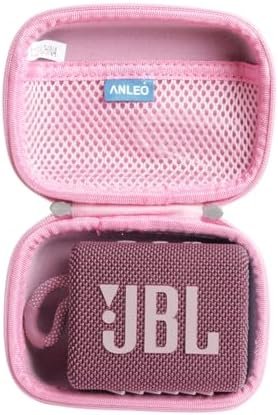 Hard Travel Case for JBL Go 3 / Go 4 Portable Bluetooth Speaker (Pink)
