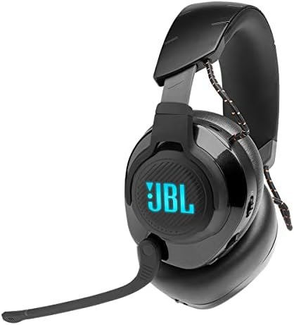 JBL Quantum 610 Wireless 2.4GHz Headset: 40h Battery, 50mm Drivers, PC Gaming and Console Compatible, Black, Medium