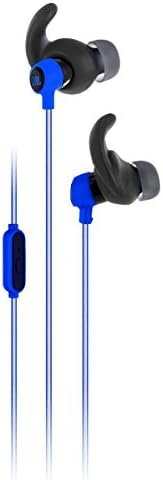 JBL Reflect Mini In-Ear Headphones 3.5mm Stereo Wired Sweatproof Earbud with 1 Button Remote and Mic (Blue)