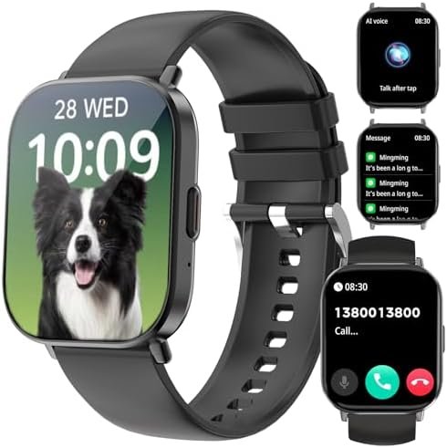 Smart Watch(Answer/Make Calls), 2.01”Smart Watches for Women Men 110+ Sports Modes Fitness Tracker with Blood Pressure/Heart Rate/Sleep Monitor, IP67 Waterproof Activity Tracker for Android and iPhone Smart Watch(Answer/Make Calls), 2.01”Smart Watches for Women Men 110+ Sports Modes Fitness Tracker with Blood Pressure/Heart Rate/Sleep Monitor, IP67 Waterproof Activity Tracker for Android and iPhone