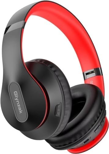 Wireless Bluetooth Headphones Over Ear 65H Playtime HiFi Stereo Headset with Microphone and 6EQ Modes Foldable Bluetooth V5.3 Headphones for Travel Smartphone Computer Laptop